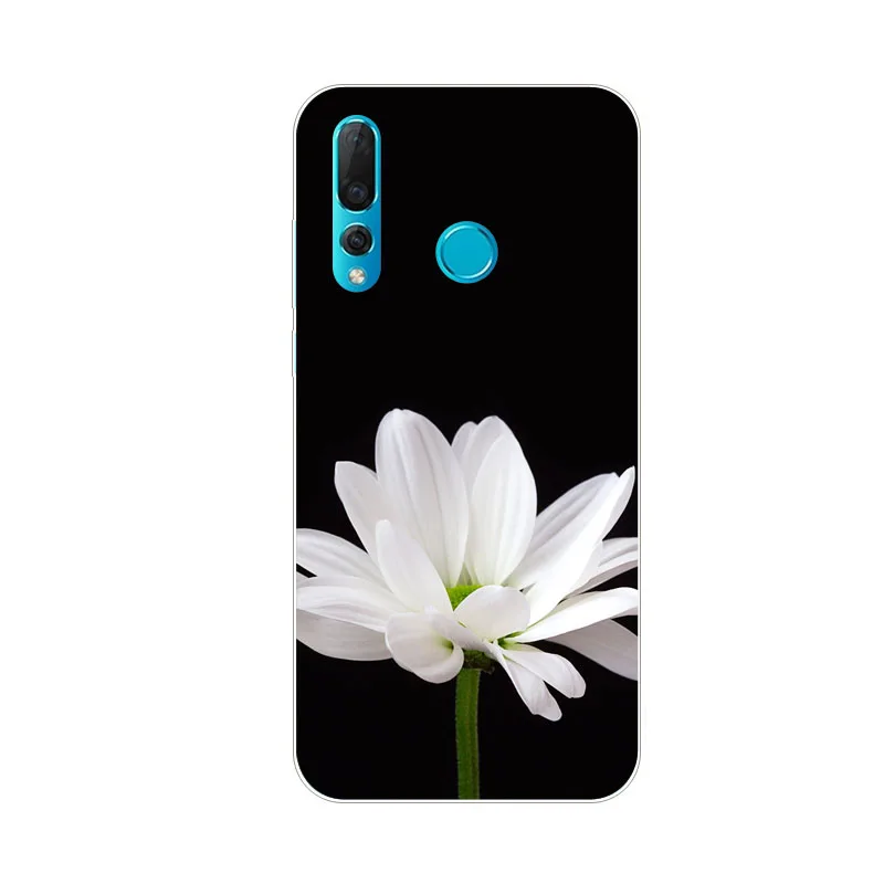 Huawei Nova 4 Case Silicon Bloom Flowers Painting Soft TPU Back Cover for Phone Protect Bags Shell |
