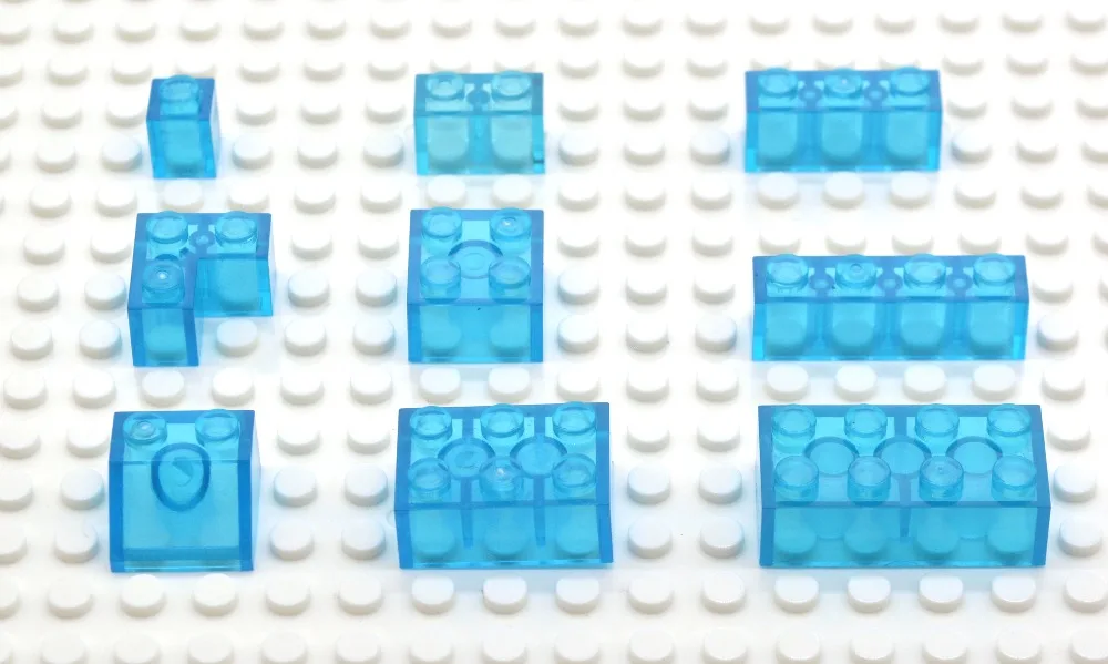 100 г/лот высококачественные прозрачные строительные блоки кирпичи совместимые с