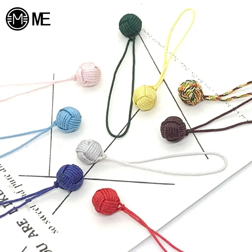 MIVE 2019 New Handmade Monkey Fist Keychain Rope Charm Hanger Pendant Key Chain Car Keys Personality Fashion Jewelry accessories | Украшения