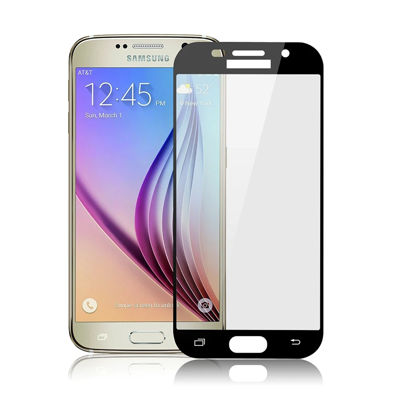 Закаленное стекло с полным покрытием для Samsung Galaxy A5 A3 A7 2016 Защитная пленка экрана