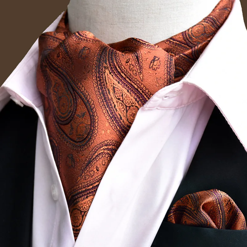 Фото Hlinayi мужской галстук Карманный костюм кешью узор Британский рубашка | Аксессуары