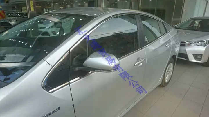 For Toyota Prius PHV 2017 2018 2019 Decorate Accessories Body Styling Stick Stainless Steel Window Garnish Strip Trim | Автомобили и