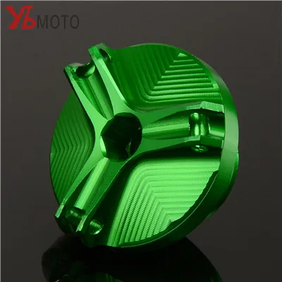Green Мотоцикл с ЧПУ M20* 2,5 моторное масло капсула Крышка Штепсельной Вилки для Honda CBR Kawasaki ER6n Z1000 Z800 Ninja600R Yamaha XSR900 MT09 TMAX - Цвет: Green