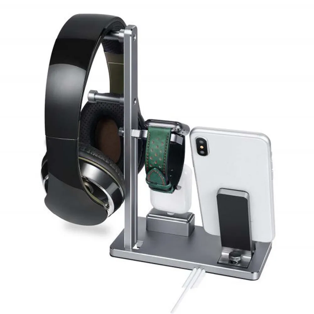 Зарядная док-станция Besegad для наушников AirPods iPad Apple Watch iWatch Series 1 2 3 4 iPhone 7 8 X Plus 6s SE |