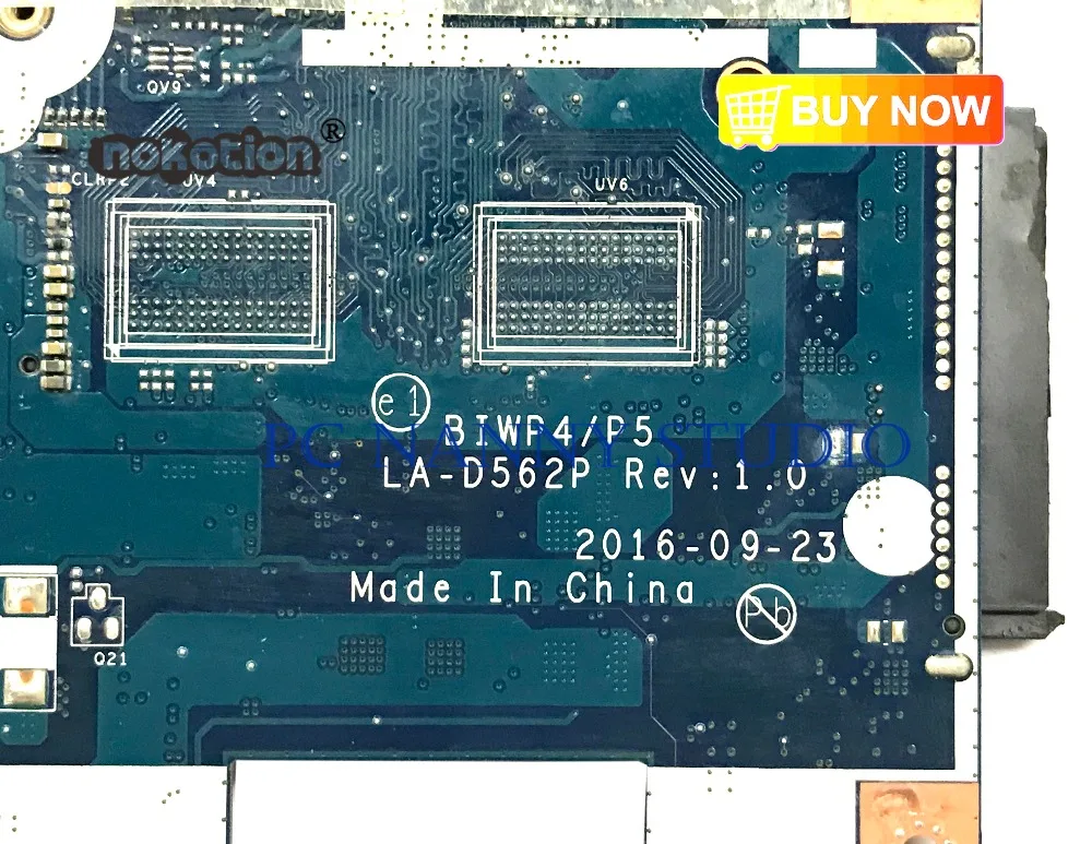 Материнская плата PCNANNY BIWP4 P5 для Lenovo Ideapad 110-15ISK DDR4 4405U протестированная ноутбука |