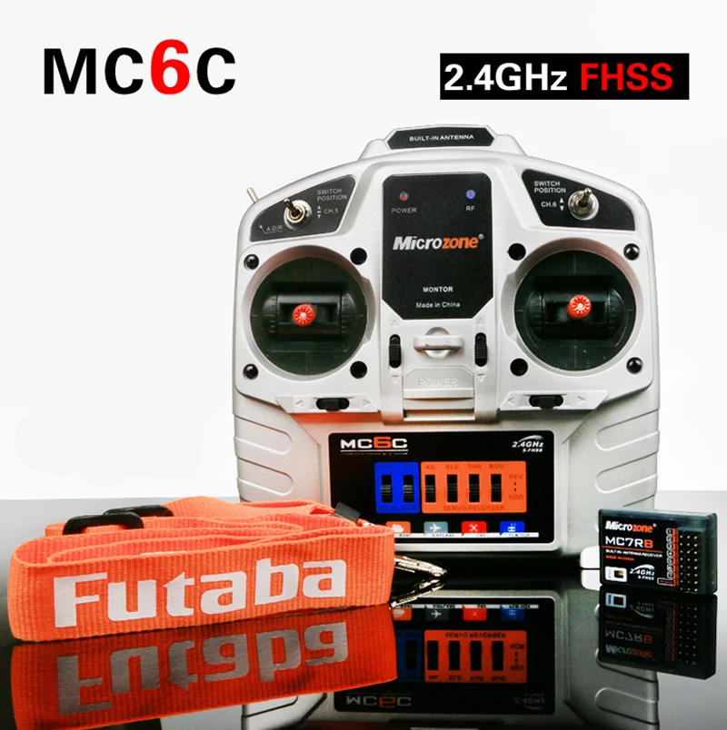 2,4G MC6C RC пульт дистанционного управления 6CH FPV передатчик приемник MC7RB излучатель для беспилотного радиоуправляемого светодиодного автомобиля самолета лодки