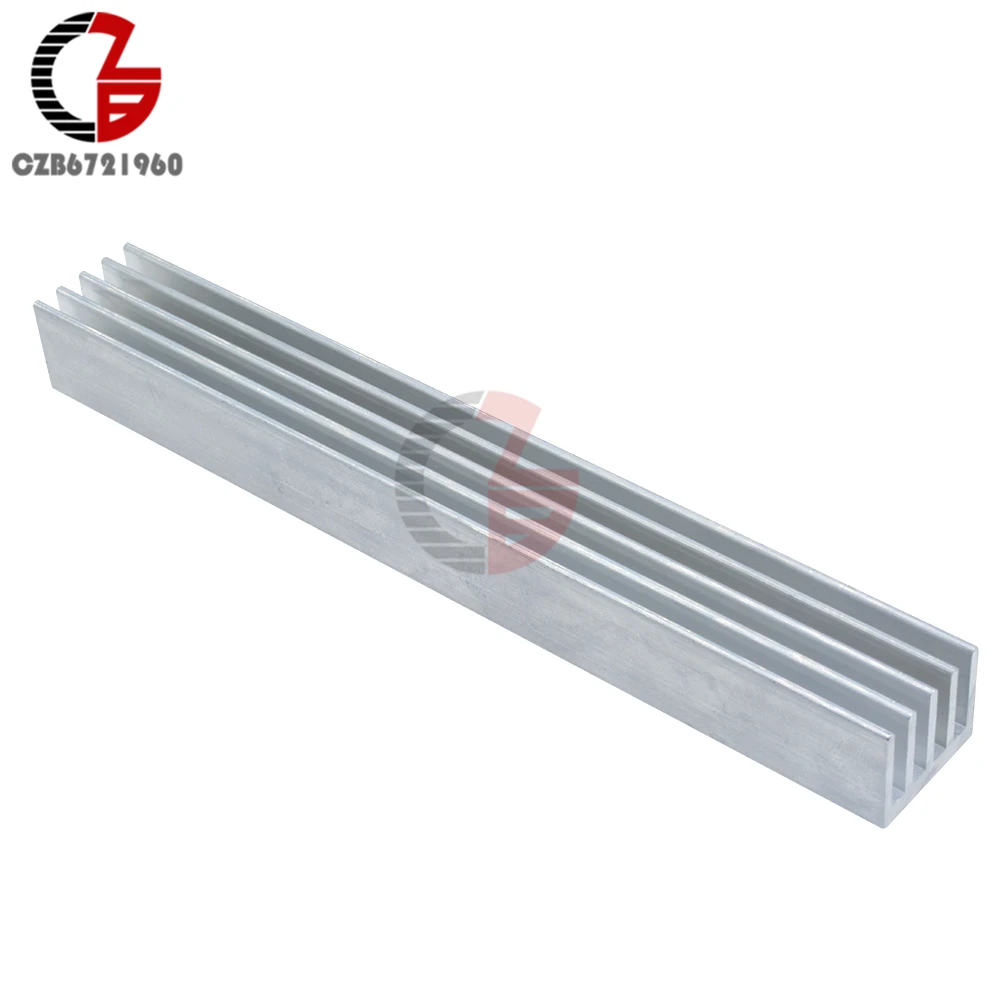 Светодиодный теплоотвод серебристо белый алюминий 150x19 7x15 6 мм|aluminium led|aluminium led heat