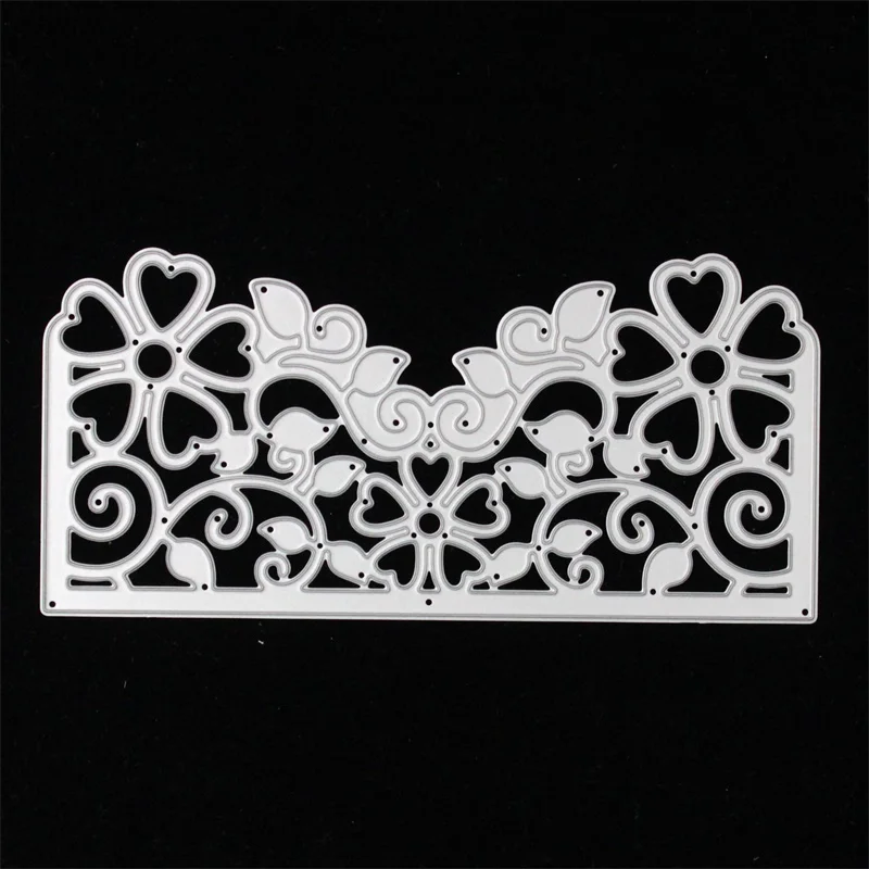 Цветочные кружевные рамки металлические режущие штампы трафареты для