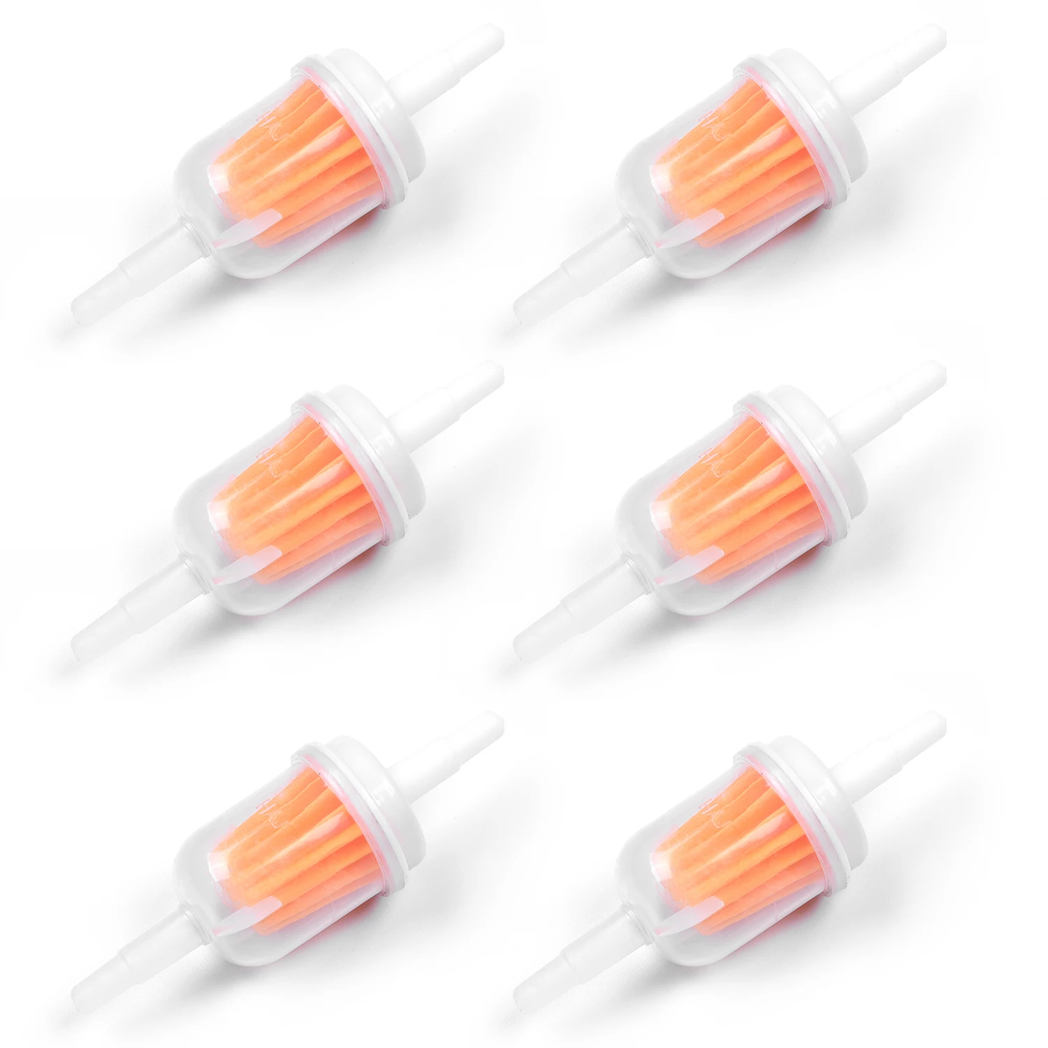 6 шт. Универсальный фильтр топлива пластиковые бензиновые дизельные встроенные