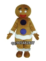 gingerbread man mascot costume for adult new christmas gingernut gingersnap theme anime cosplay costumes carnivcal fancy dress