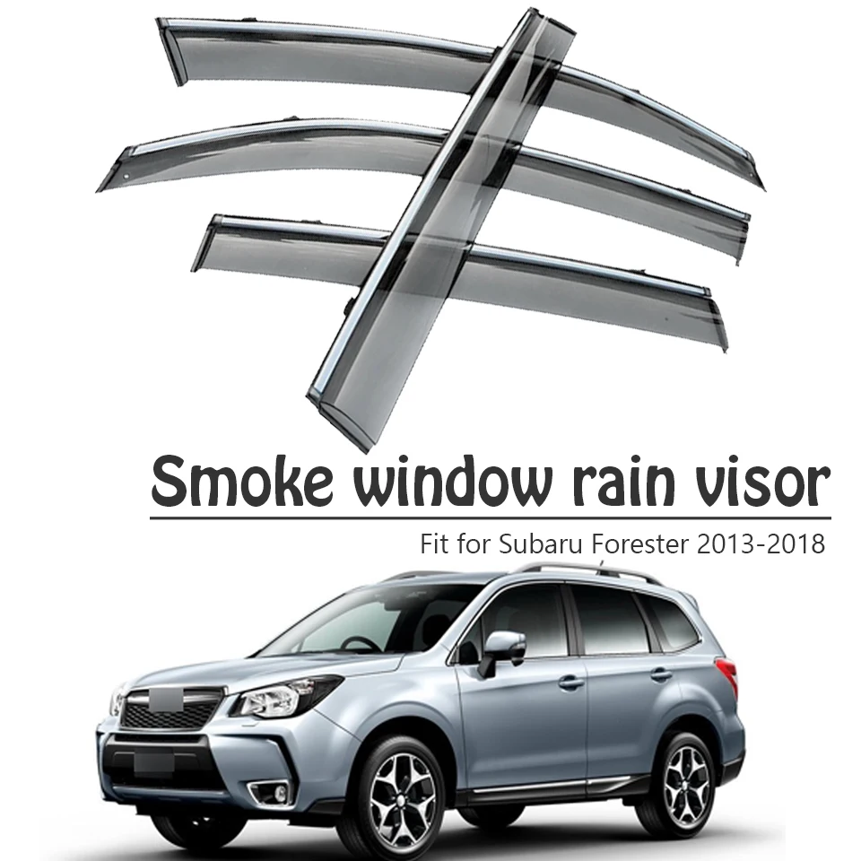 Atreus для Subaru Forester 2013 автомобильные аксессуары Дверная дым Окно Солнцезащитный козырек Обтекатели гвардии