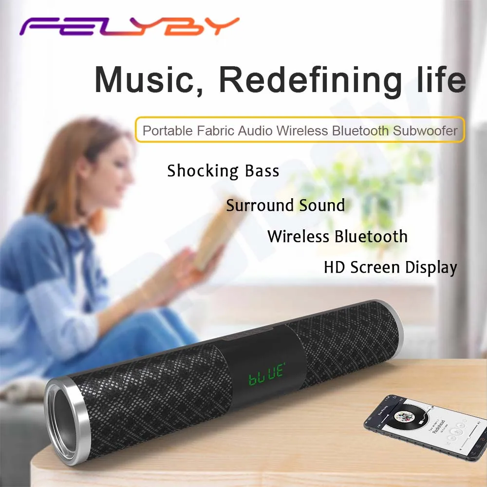 FELYBY 8050 беспроводной Bluetooth звуковой бар динамик стерео Открытый для телефона