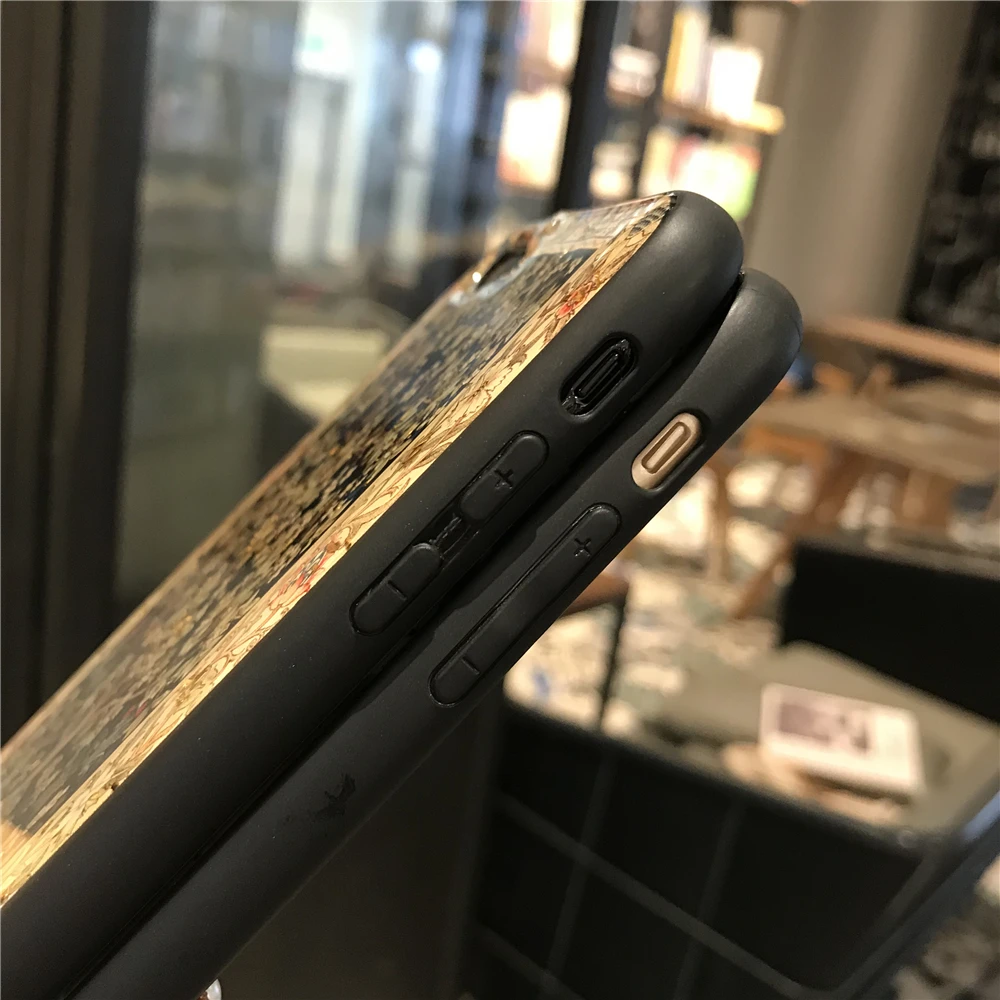 Блестящие телефонные чехлы с золотой фольгой для iPhone 12 11 Pro Max Mini XS XR X 8 7 6 6s Plus SE 2020