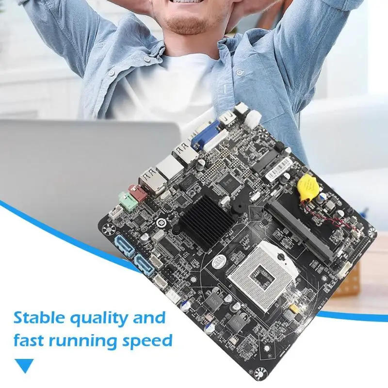 JINGSHA HM55 PGA988 Настольный ПК материнская плата DDR3 SATA II Mini ITX материнская плата для Мини хост/HTPC/рекламная машина/радио