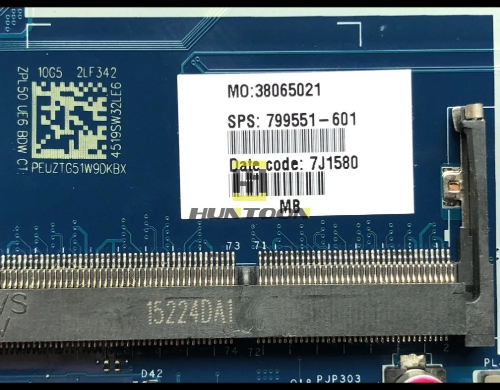 Высококачественная материнская плата 799551 601 для ноутбука HP Probook 450 G2 ZPL40/ZPL50/ZPL70 LA