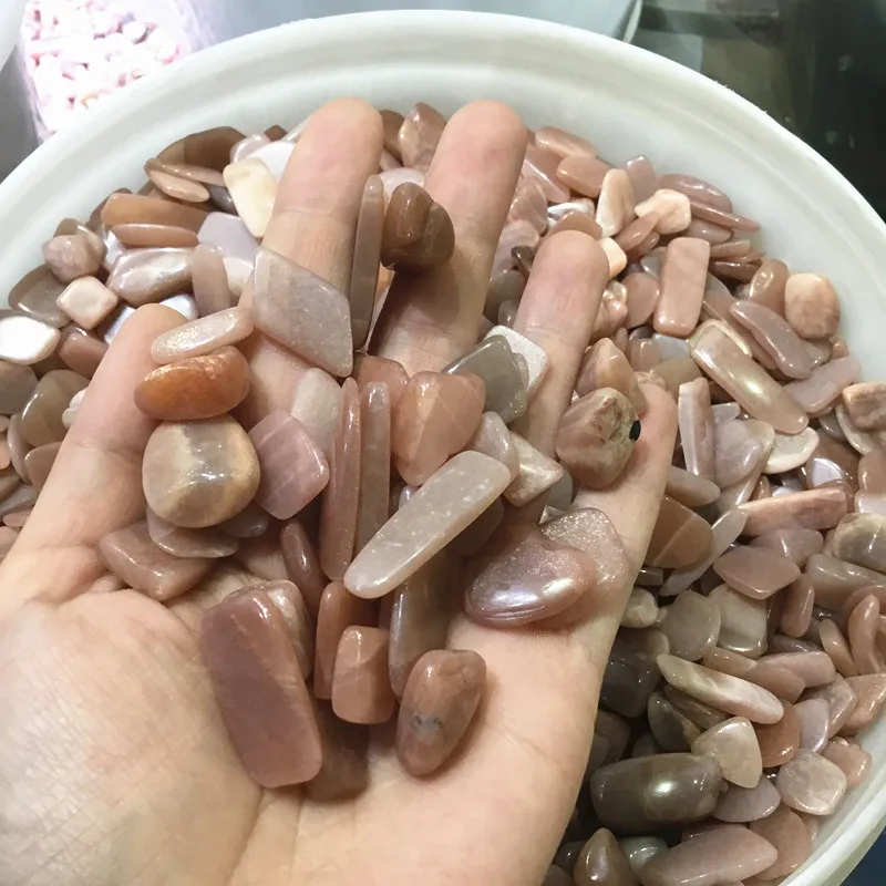 

Натуральный полированный красный лунный камень камни, галька ожерелье браслет
