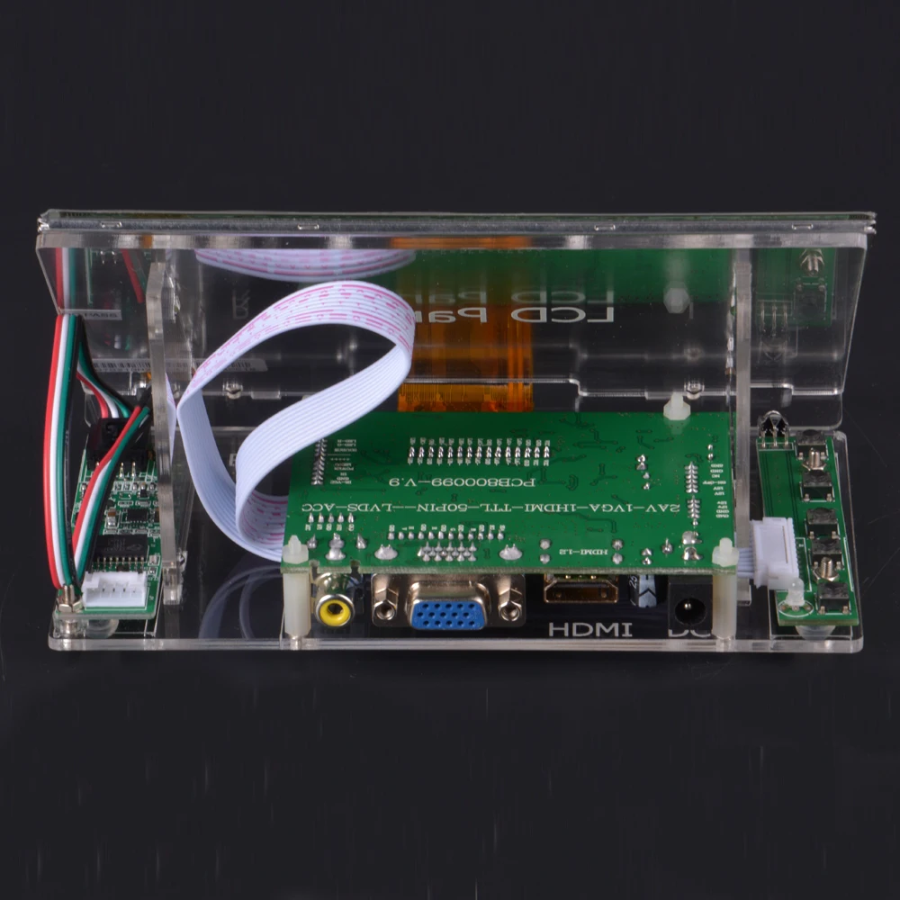 Плата драйвера монитора 7 дюймов для Raspberry Pi 1024*600 3B + TFT ЖК-дисплей плата модуля HDMI