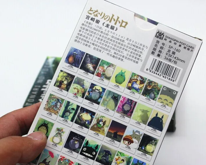 36 шт./компл. &quotСказочные&quot открытки Миязаки поздравительная открытка почтовые