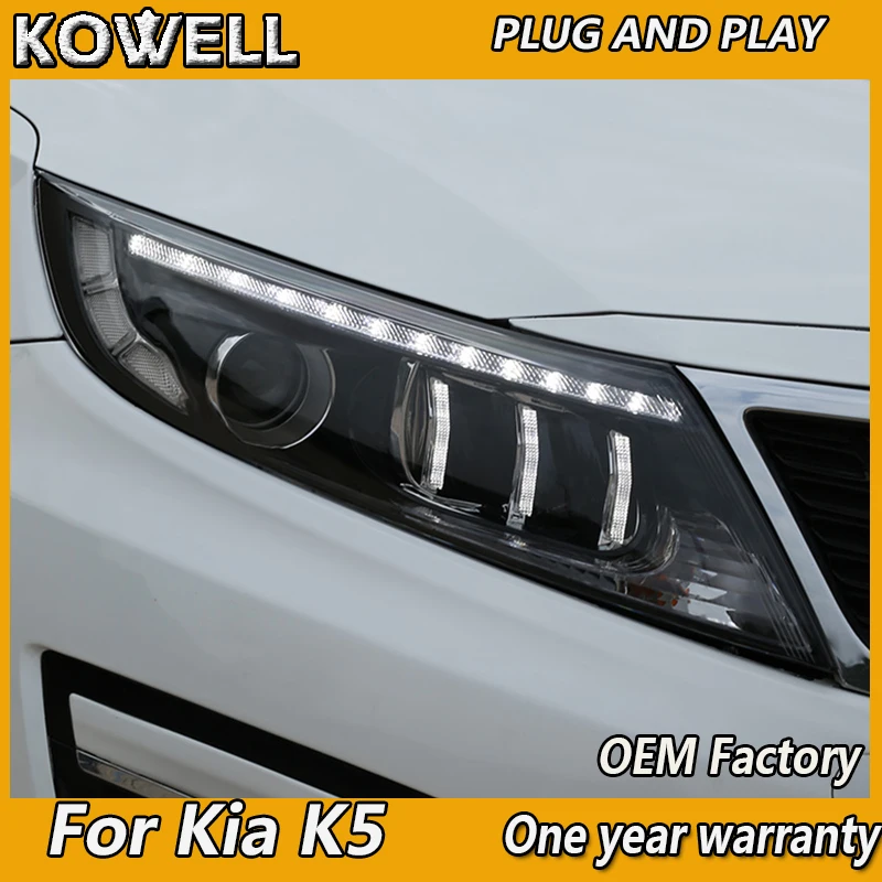 Автомобильный Стайлинг KOWELL для Kia K5 Rio фары 2014 2015 корейский дизайн светодиодный