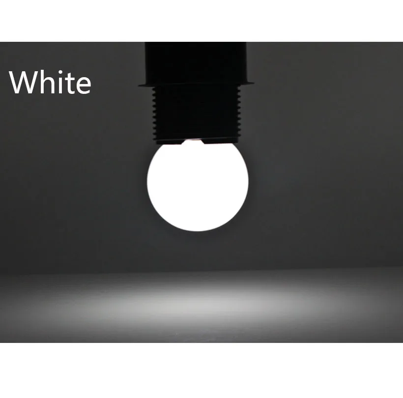 White 20 шт. E27 B22 ампул rgb светодиодные лампы 220 В bombillas 1 Вт 2835 G45 красочные декоративные лампы Свадебная вечеринка сад фонарик Joneaz - Испускаемый цвет: White