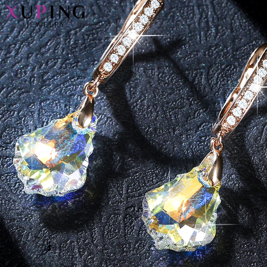 11,11 Xuping висячие серьги с кристаллами от Swarovski Винтажные Ювелирные изделия с медной пластиной Cyber Monday подарок для девушек и женщин S150-20544