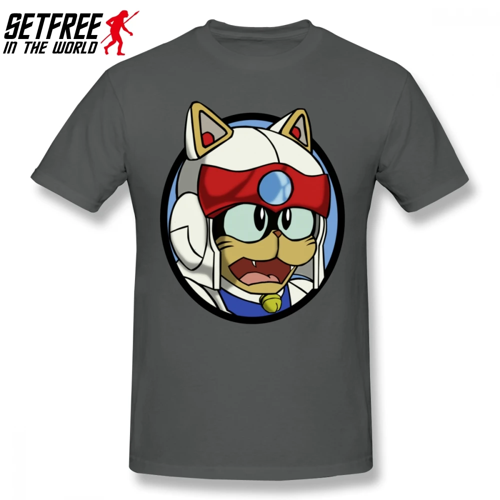 Мужская футболка с коротким рукавом Samurai Pizza Cats популярная хлопковая большие