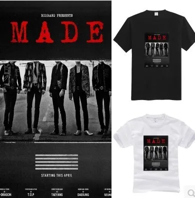 Kpop Bigbang kwon сделано футболка с короткими рукавами летняя | Женская одежда