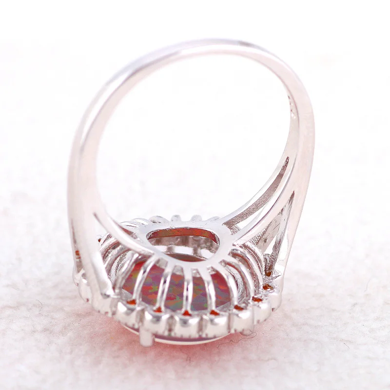 Ayowei роскошные подарки для матери оранжевый огненный опал женское модное