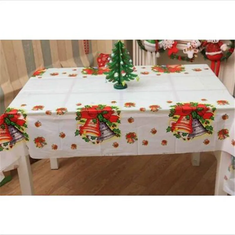 Водонепроницаемая Рождественская скатерть из ПВХ Новая печатная прямоугольная