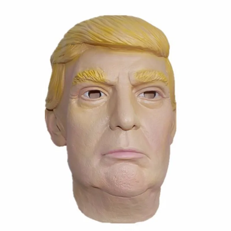 DHL,, 100 шт./лот, маска Дональда Трампа, латексная Реалистичная маска, Вечерние Маски холлари для США, реквизиты для президентских партий