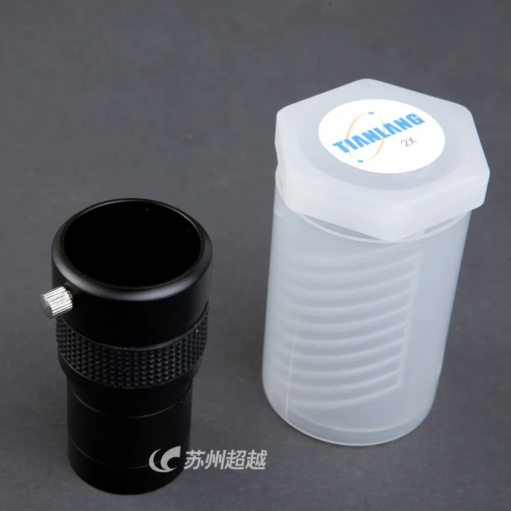 Высококачественный полностью металлический Ахроматический 2x объектив Барлоу 1 25