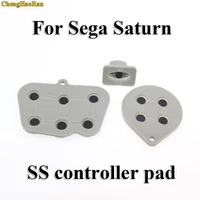chenghaoran 2 10 sets repair parts for sega saturn ss controller conductive rubber pad button start key pads button
