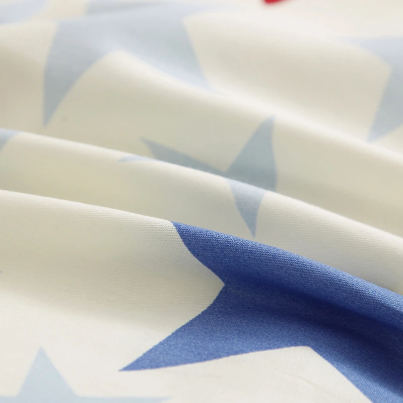 Удобные и мягкие постельные принадлежности из 100% хлопка с рисунком мультфильма