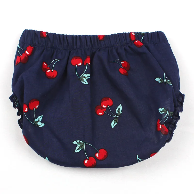 Ruffle Cherry Cotton Baby Bloomers Newborn Summer Shorts Boys Girls Diaper Cover Toddler Clothes Panties | Детская одежда и обувь
