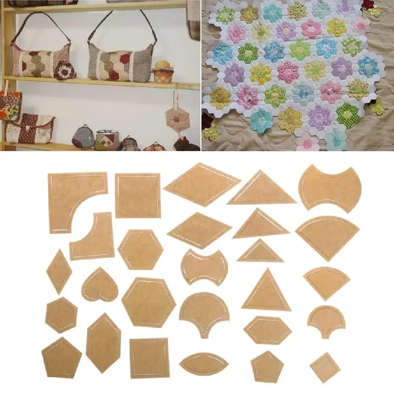 Фото 54Pcs Mixed Handmade Quilt Templates DIY Tools Patchwork Quilter Quilting Supply 27 Designs Дом и сад 54Pcs Mixed Handmade Quilt Templates DIY Tools Patchwork Quilter Quilting Supply 27 Designs Дом и сад