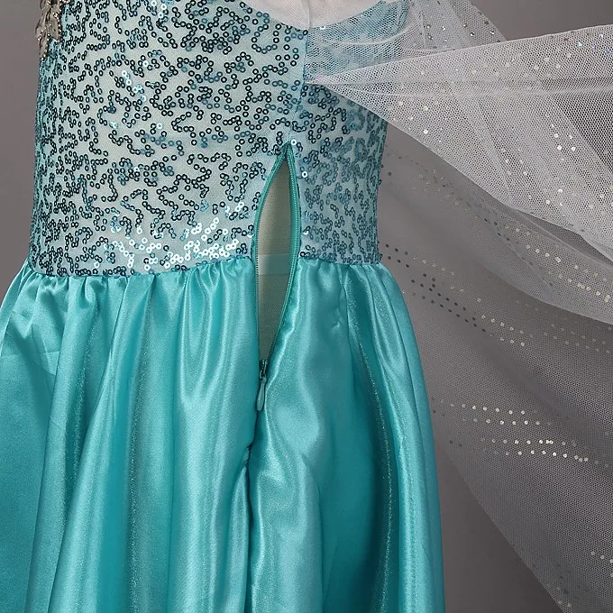 Vestidos infants платья для девочек детские костюмы на Год рождественское платье для вечеринок милые платья в стиле принцессы Эльзы Анны маскарадный костюм