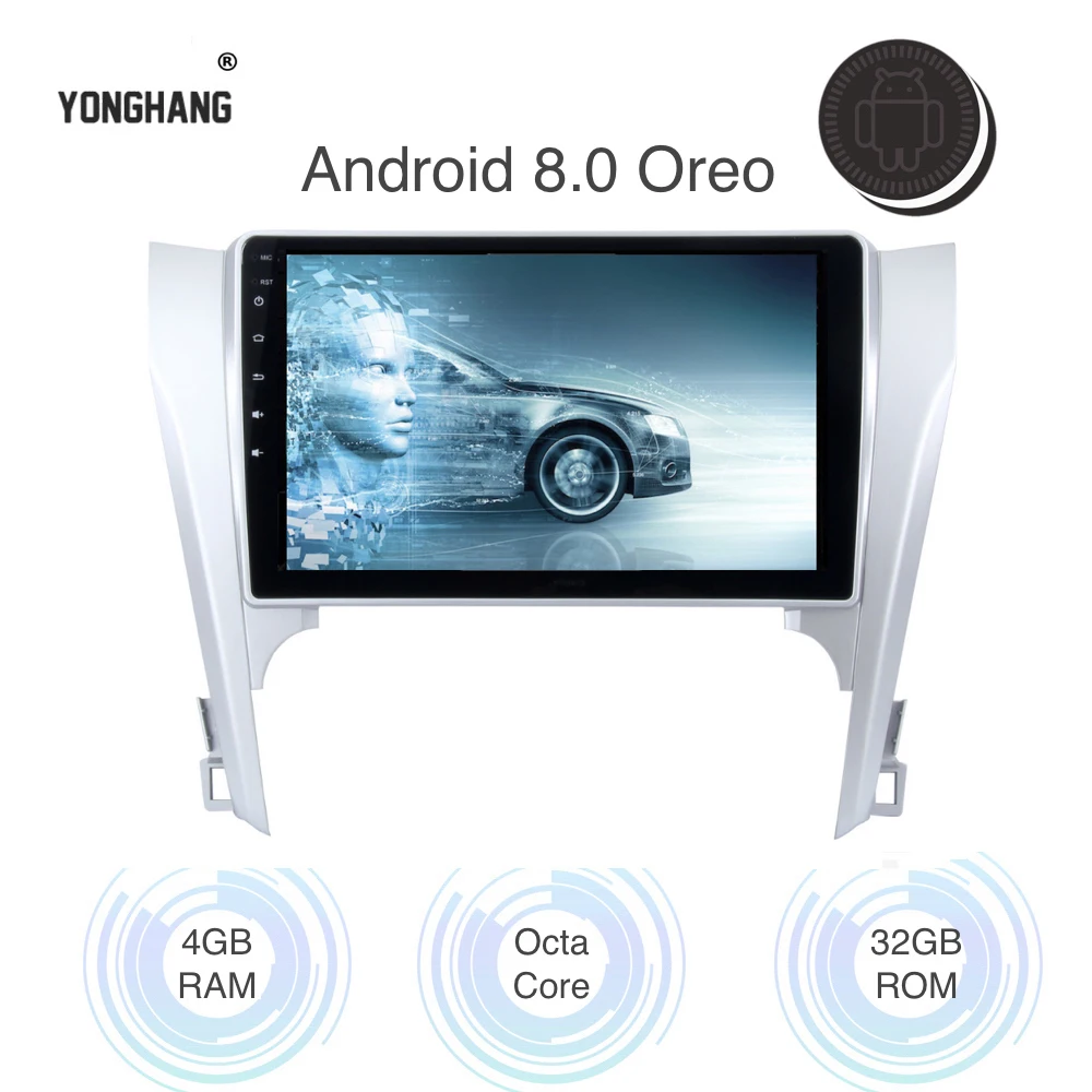 Android 8 0 Автомобильный мультимедийный плеер для Toyota V50 навигация 2012 2013 2014 с 10 2