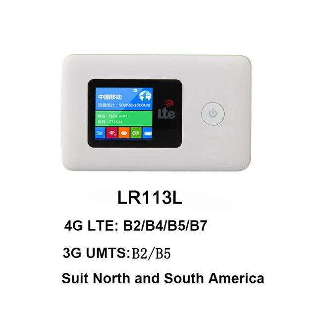 LR113L 4G LTE Мобильная точка доступа беспроводной широкополосный мини Mifi разблокировка 4G 3g модем портативный Wi-Fi маршрутизатор Ретранслятор ключ - Цвет: LR113L