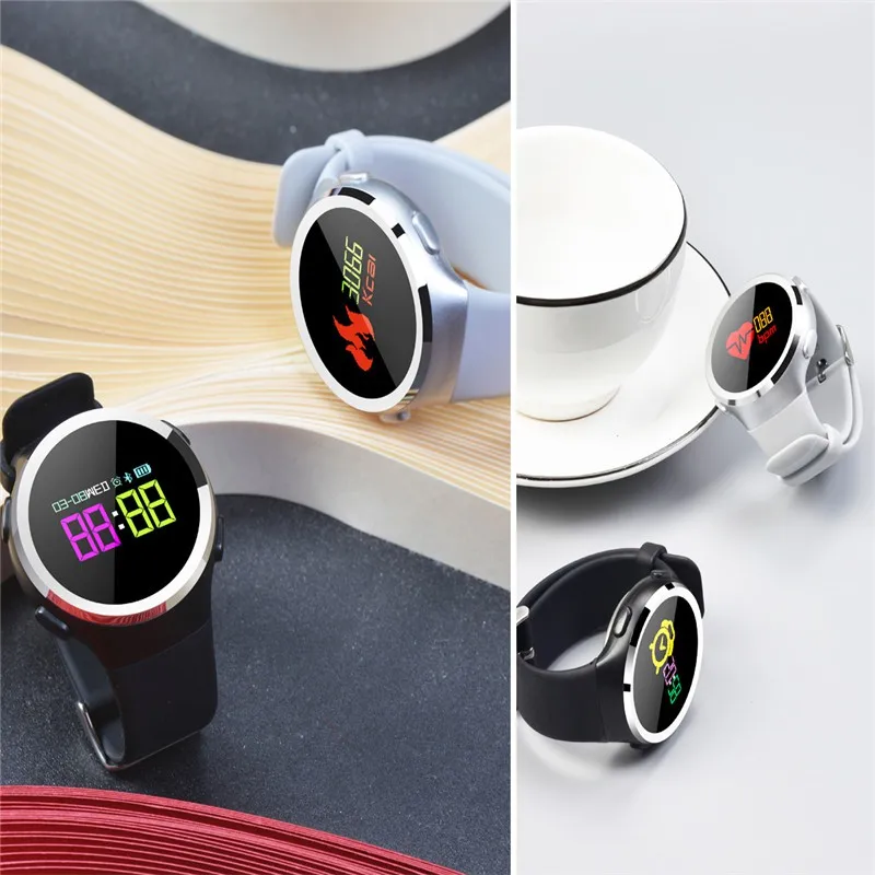 N69 Смарт часы Спорт 0 95 дюйма OLED сердечного ритма крови кислородом шагомер