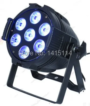 

Guangzhou stage light 7pcs*10W RGBW 4 in 1 led dj effect light led par can DMX indoor disco lighting effect for night club