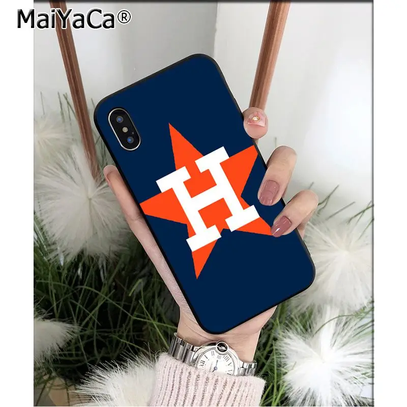 A12 MaiYaCa Хьюстон Астрос ТПУ Мягкие аксессуары для телефонов чехол для телефона для Apple iPhone 8 7 6 6S Plus X XS MAX 5 5S SE XR чехол - Цвет: A12
