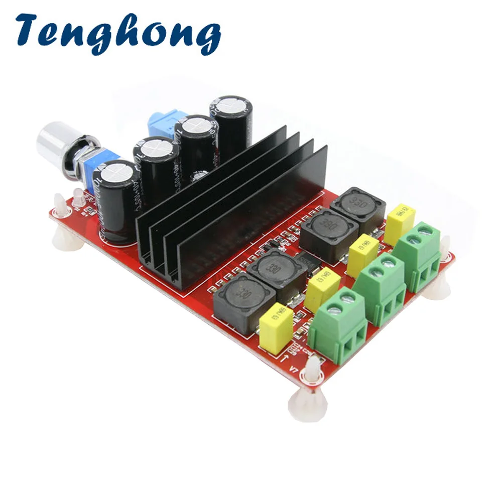 Tenghong TDA3116D2 Высокая мощность цифровой усилитель платы 100Wx2 двухканальный динамик