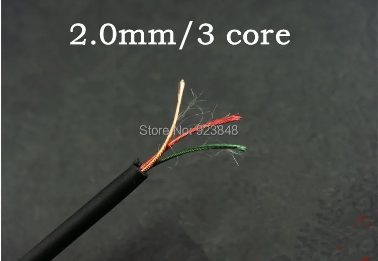 TPE стерео оптовый Кабель сигнальной линии черный/красный 10 метров | Электроника