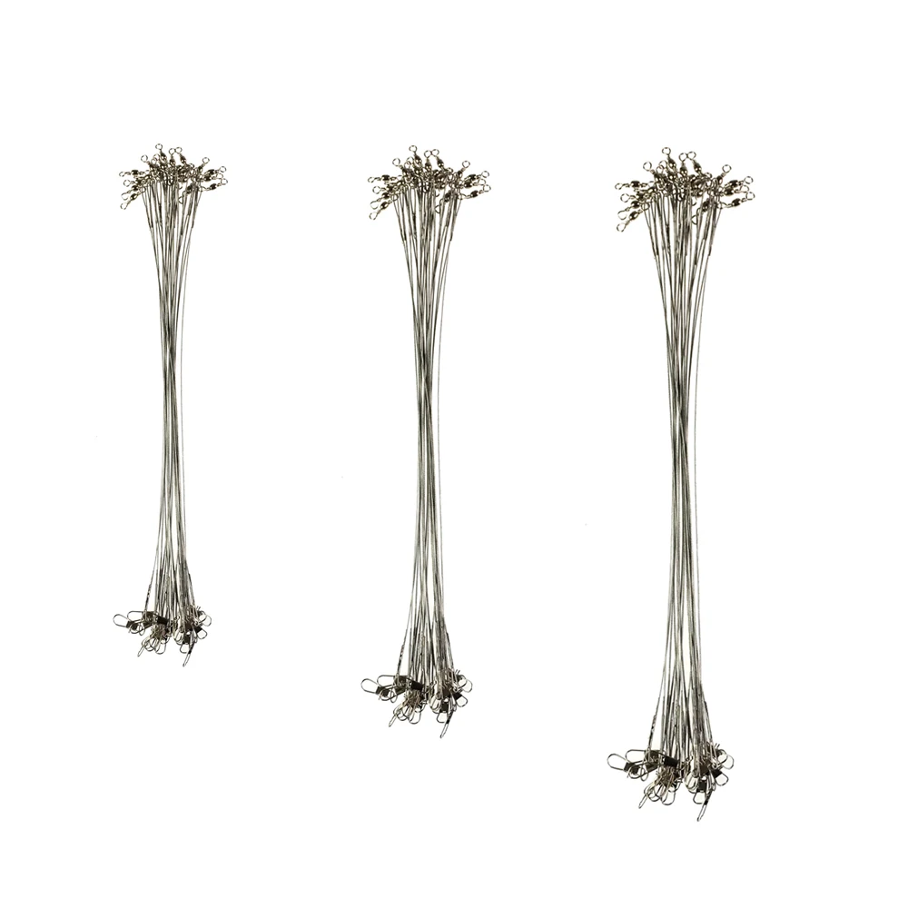 Thkfish 60 шт. 15 см 20 25 Рыбалка линии Стальная проволока лидер с Поворотный Блокировка