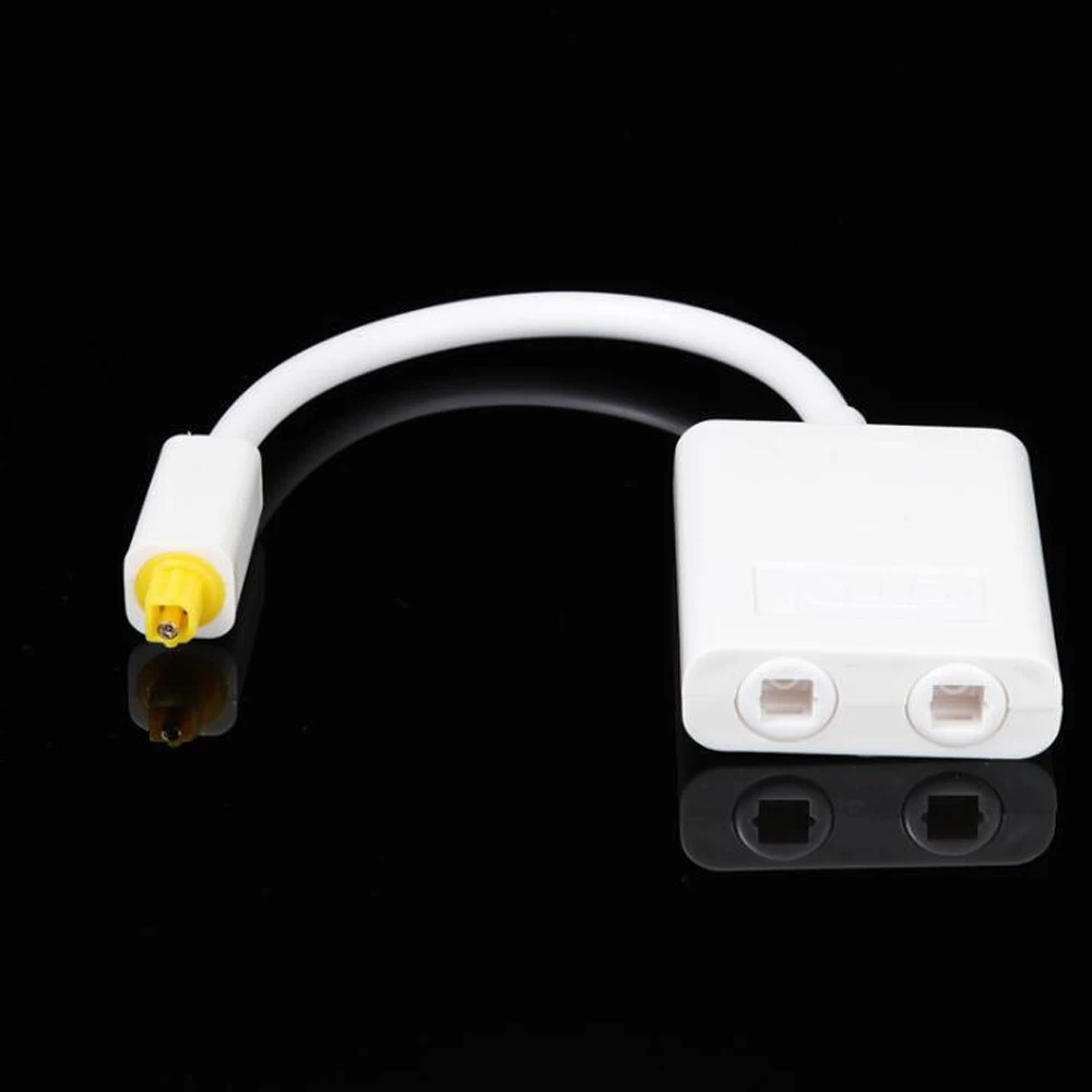 23 см мини USB аудио кабель цифровой Toslink Оптическое волокно от 1 до 2 Женский
