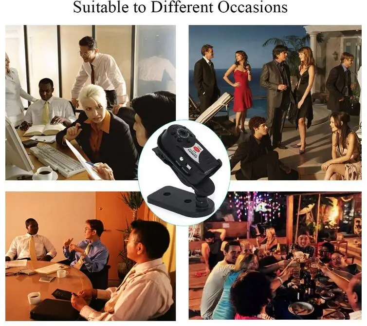 Mini Camera Q7 WIFI P2P DV DVR Wireless IP Cam Video Camcorder Recorder Network Remote View Night Vision IR/Motion Detect | Электроника