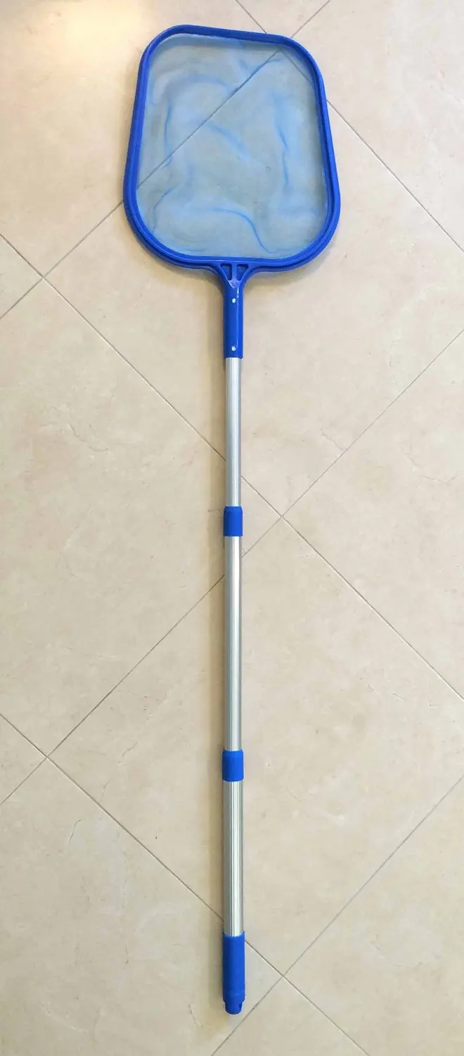 PoolSupplyTown Leaf Skimmer / Rake Net with 45&quot Telescopic Aluminum Pole for Samll Pool Spa Fountain Pond Hot Tub | Спорт и