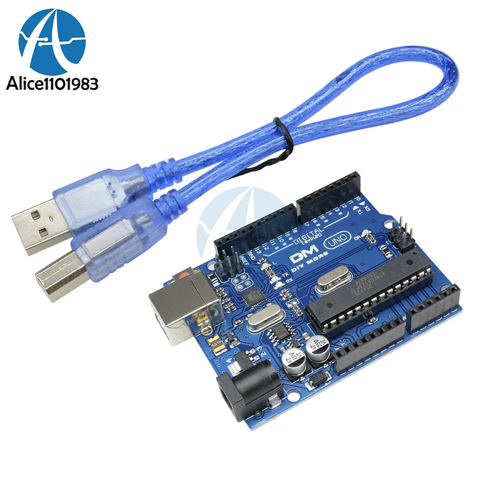 UNO R3 ATmega328P ATmega328 плата для разработки Atmega16U2 модуль совместим с USB кабелем IO ISP 3 V 5V