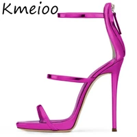 kmeioo shoes woman 12cm boots extreme high heels sandals woman pumps stiletto shoes sandalias us size 5 15