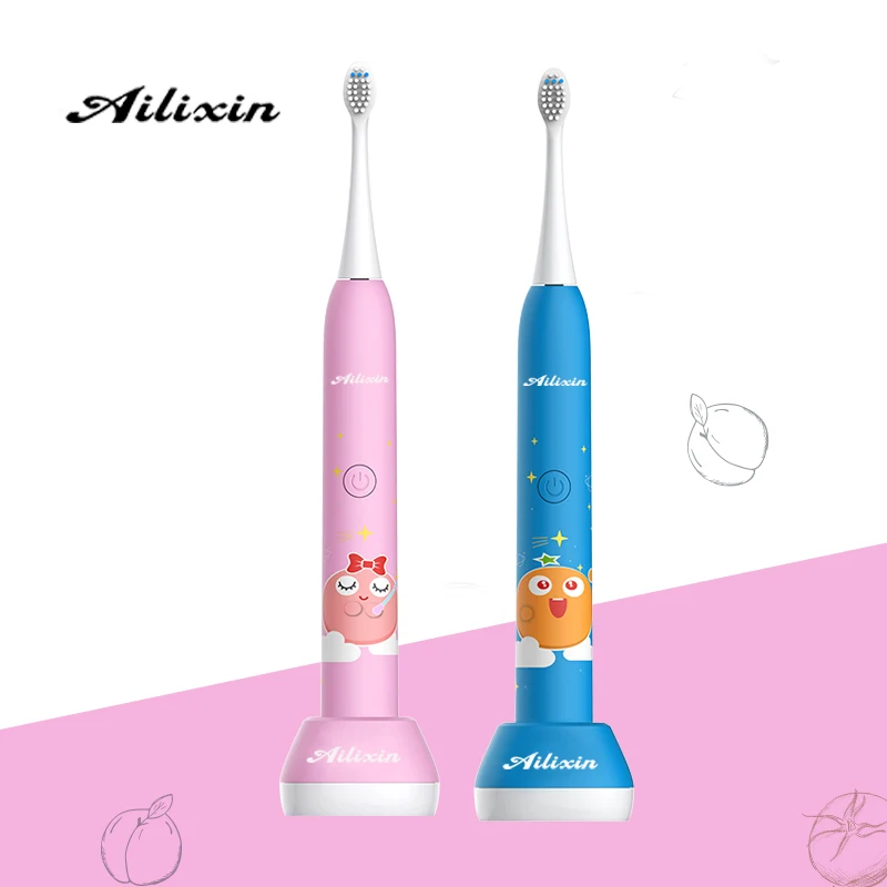 Горячая продажа Детская электрическая зубная щетка USB водонепроницаемая и
